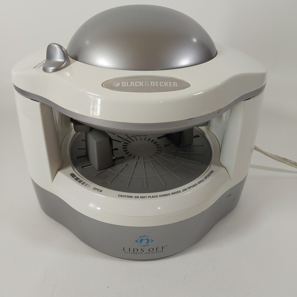 Black & Decker Lids Off Jar Opener Ultra Electric‎ Jar Opener White JW260
